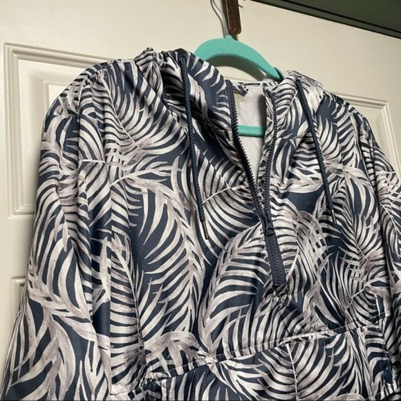 Palm Leaves - Lightweight Pullover Jacket - Size XL - Picture 4 of 8